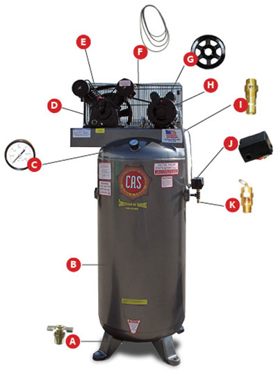 B51V6-GS12 Compressors Parts